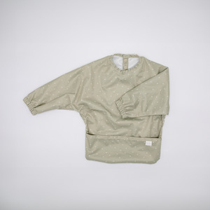 Sleeved Bib - Field of Hearts