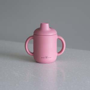 Silicone Dinnerware: Silicone Sipper Cup - Dusky Pink