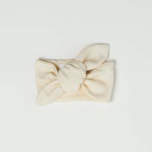 Organic Basics 1: Organic Ribbed Headband - Vanilla