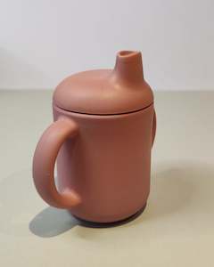 SAMPLE Silicone Sipper Cup - Dusky Pink