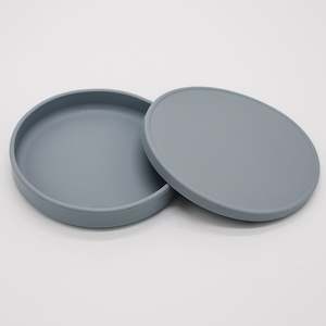 SAMPLE - Silicone Plate with Lid - Fog