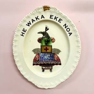 Art Stationary: The Black Pixie | He Waka Eke Noa Platter