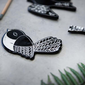 Art Stationary: Wall Art | Sgraffitio Piwakawaka