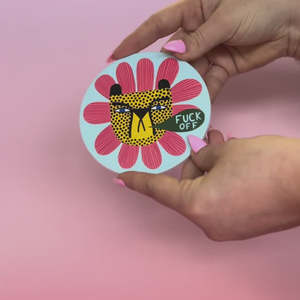 Made In Nelson: Studio Soph Coaster | F Off