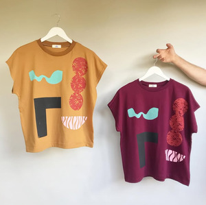 Clothing: SLY STUDIO | Hand printed Boxy  Tee