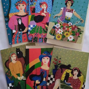 Kate Cowan: Kate Cowan Art 6x cards
