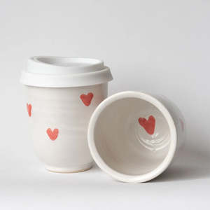 Ceramics: West Coast Stoneware | hand painted love cup