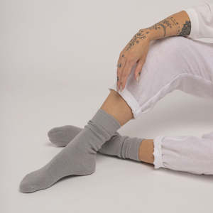 Nooan Socks: Possum & Merino Socks | Harbor Mist