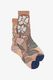 Semi Sheer Sock | Orchids