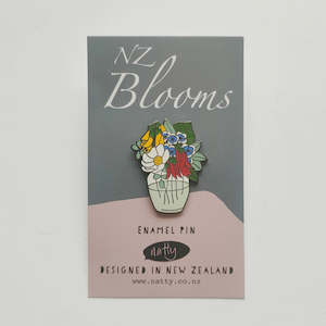 NZ Blooms Enamel Pin