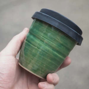 Ceramics: West Coast Stoneware | Jade Travel Cup