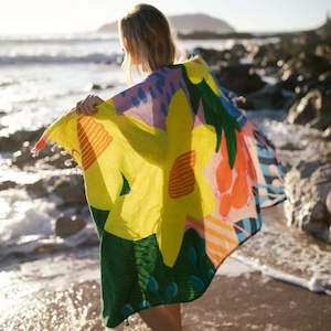One Hour North Beach Towel - Lushly
