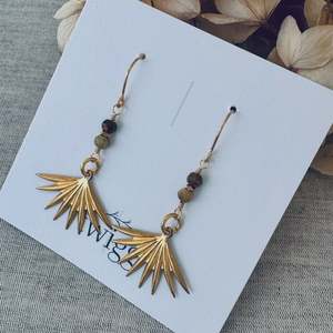 Earrings 1: Fan Charm Earrings