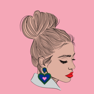 Earrings 1: LOVER LOVER | CLEMINTINE