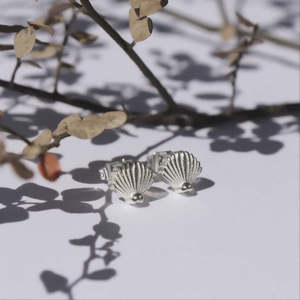 Earrings 1: Little Taonga | Piwakawaka Fantail Studs