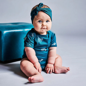 Kids Clothes: LFOH | EZRA BODYSUIT | Jade Wildflower