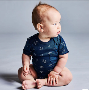 Kids Clothes: LFOH | EZRA BODYSUIT - Gibraltar Animal