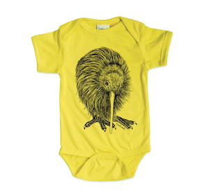 Kids Clothes: Organic Baby Onesie | Kiwi 3-6 months