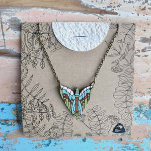 Necklaces: Puriri moth rimu Necklace