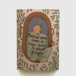 Mama Baby: Gift card - Babies are such a Nice way to start People