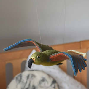 Childrens Decor: HANGING KEA | NZ NATIVE BIRD