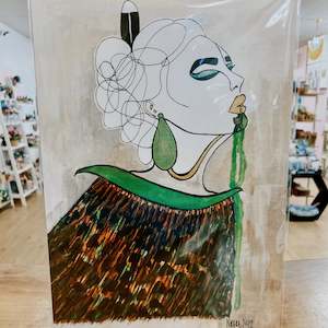 Wall Art: NATALIE KERE | WAHINE MATIKE