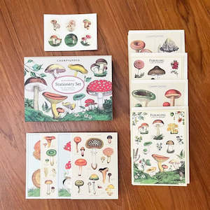 Cavallini & Co | Mushroom Stationery Set