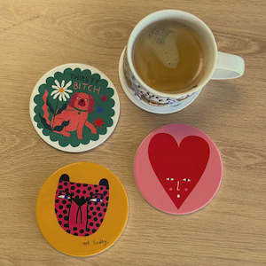 Studio Soph: Studio Soph | Not Today Ceramic Coaster