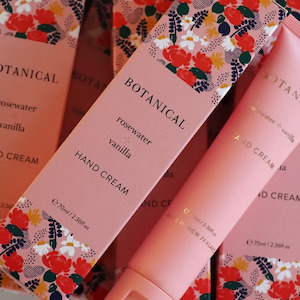 Rosewater + Vanilla HAND CREAM 70ml Tube