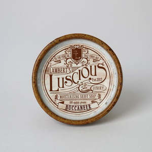 Dads Day: Lamberts Luscious | Shaving Soap In Wooden Bowl