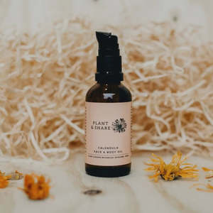 Made In Nelson: Calendula face and body oil 50ml plant and share