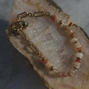 New: Bracelet - Precious Stones + Chain