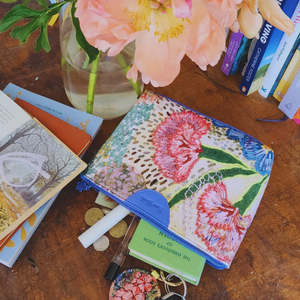 Bags: Fleur Woods | Meadow Velvet Pouch