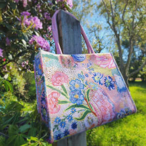 Bags: Fleur Woods | Boxy Tote - Meadow