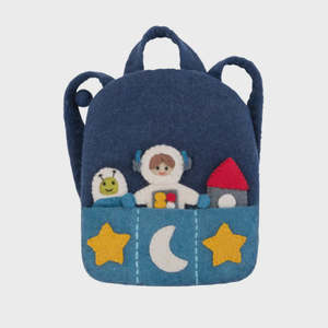 Kids Toys: Astronaut Finger Puppet Backpack