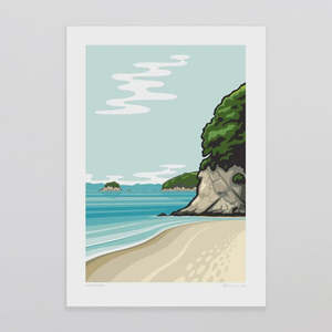 Art Stationary: Kaiteriteri | A4 Print