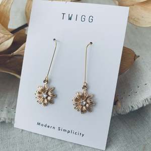 Earrings 1: Flower Gem Earrings