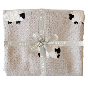 Cushions Blankets Throws: Baa Baa Baby Blanket Latte