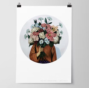 Art Stationary: 'Posy XXII / Dreamy Blooms' Print A3