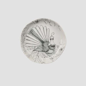 Ceramics: Trinket Dish - We Go Together - Pīwakawaka