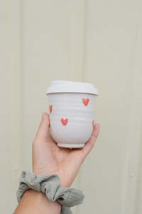 Ceramics: West Coast Stoneware | hand painted love cup