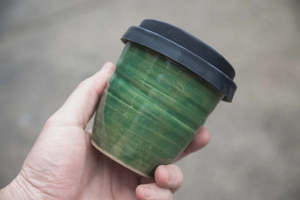 Ceramics: West Coast Stoneware | Jade Travel Cup