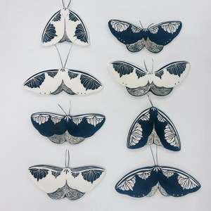 Art Stationary: Minty Fresh | Ceramic moths