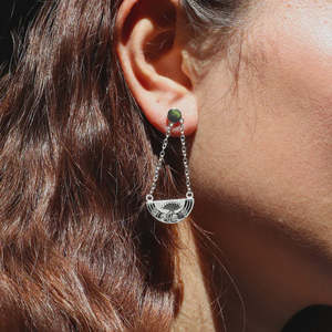 Little Taonga | Huia Breastplate Earrings