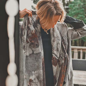 Wool Scarf - Sulfur Stream