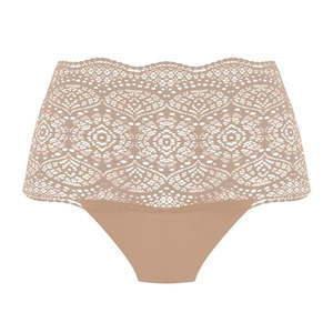 Briefs: Fantasie Lace Ease One Size Smooth Stretch Lace( Nude, Navy, Black, Blush)