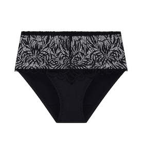 Briefs: Triumph Essential Lace Maxi Pant-  Black