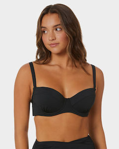 Bikini Tops: Seafolly DD Cup Underwire Bikini Top (Black)