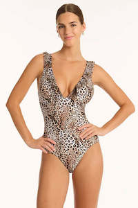 Sea Level Congo Frill Swimsuit
