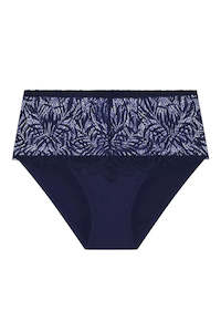 Triumph: Triumph Essential  Lace Maxi Pant ( Navy Blue)